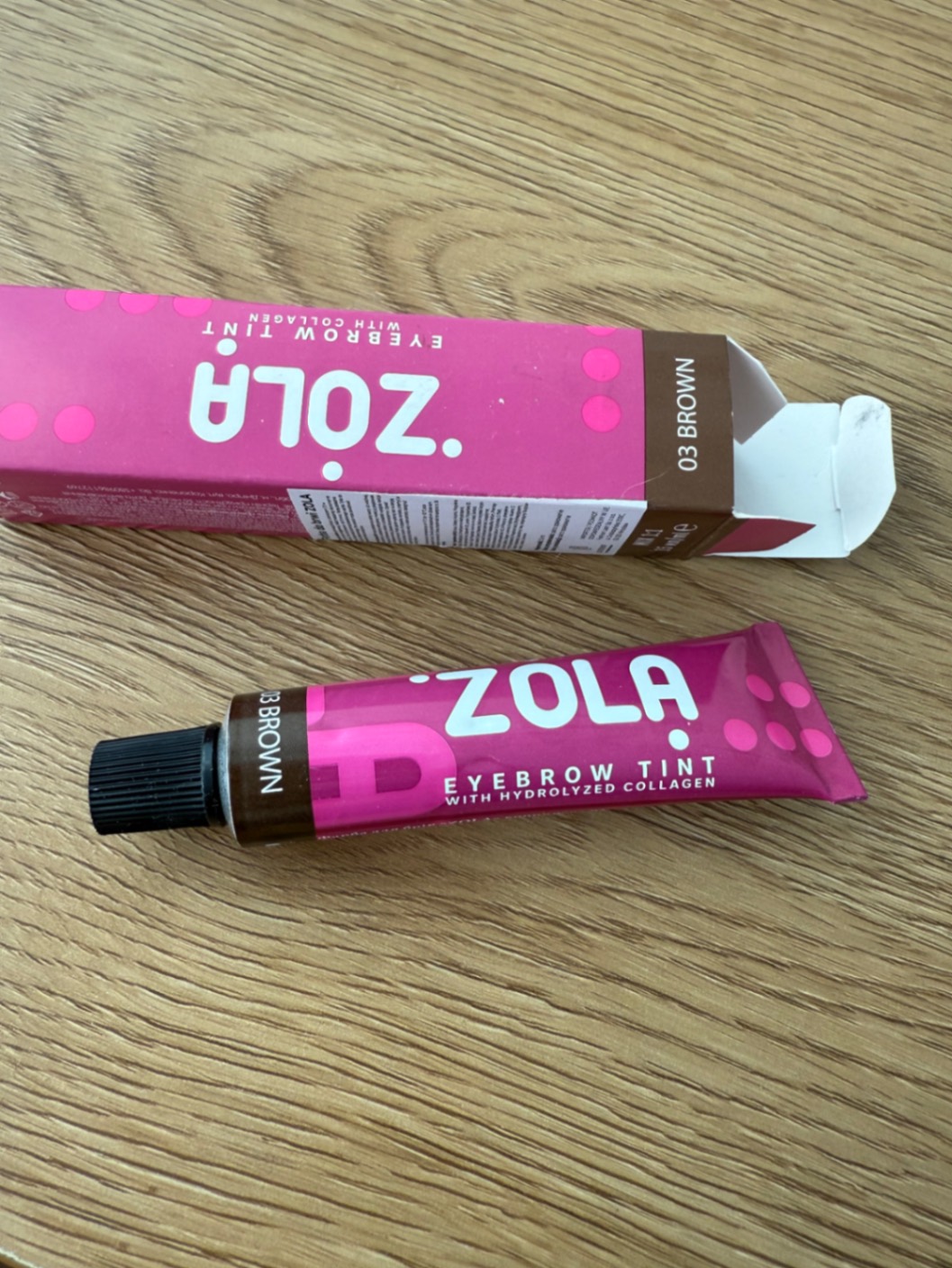 Фарба для брів і окислювач ZOLA