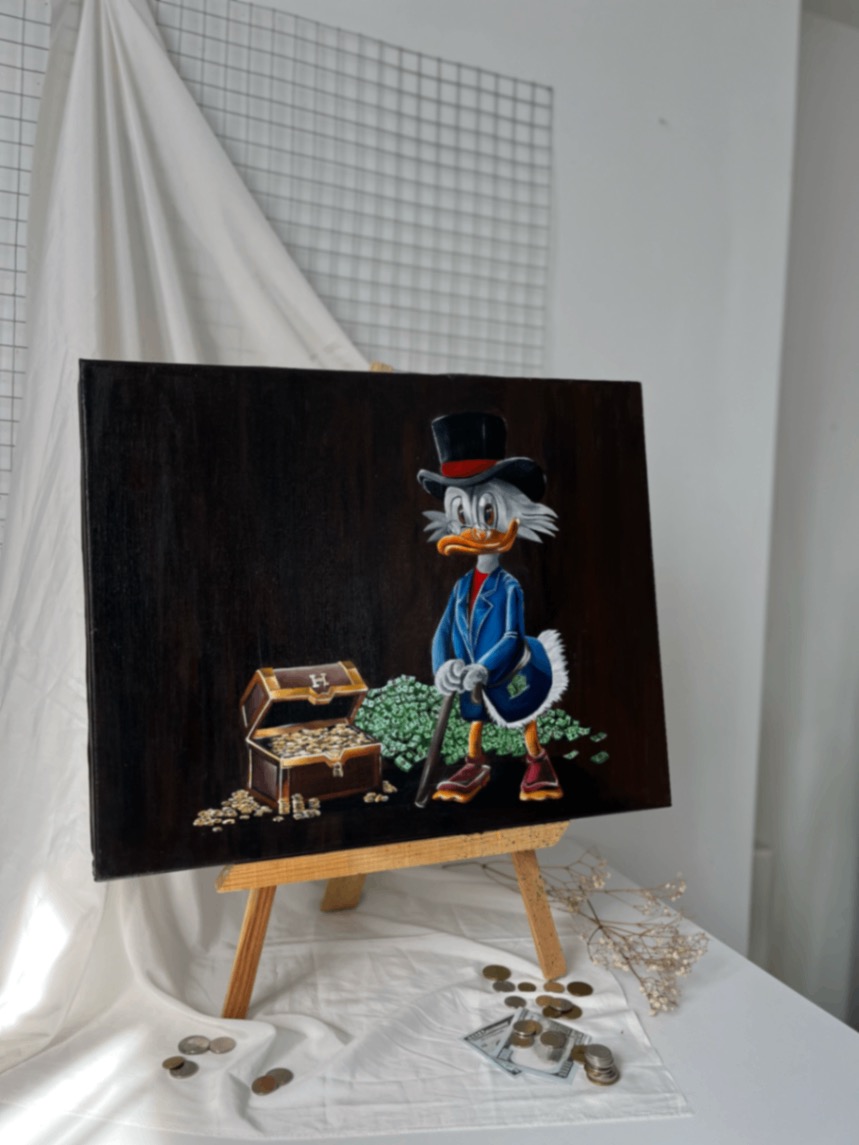 Картина на полотні 40х50см SCROOGE