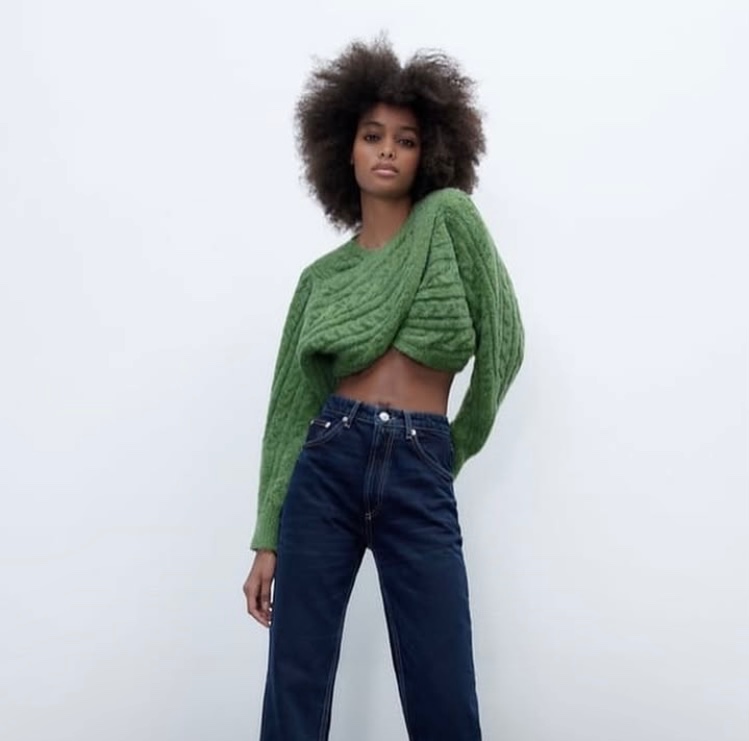 Жіночий светр Zara зеленого кольору