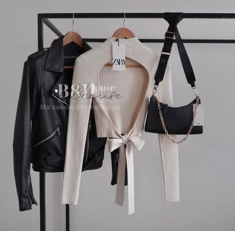 Светр з відкритою спинкою zara