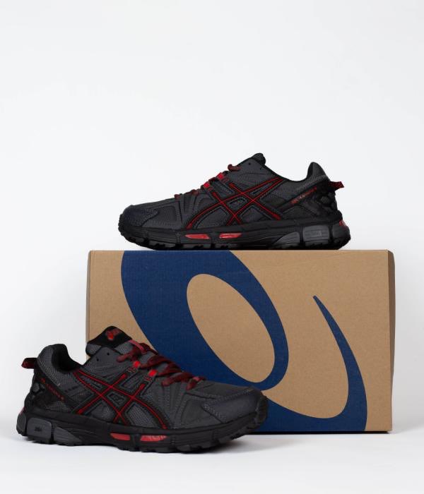 Чоловічі кросівки Asics Gel-Kahana 8 Gray Red termo Waterproof