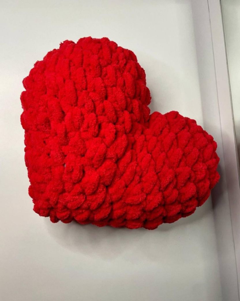 Сердце з пряжі Alize Puffy