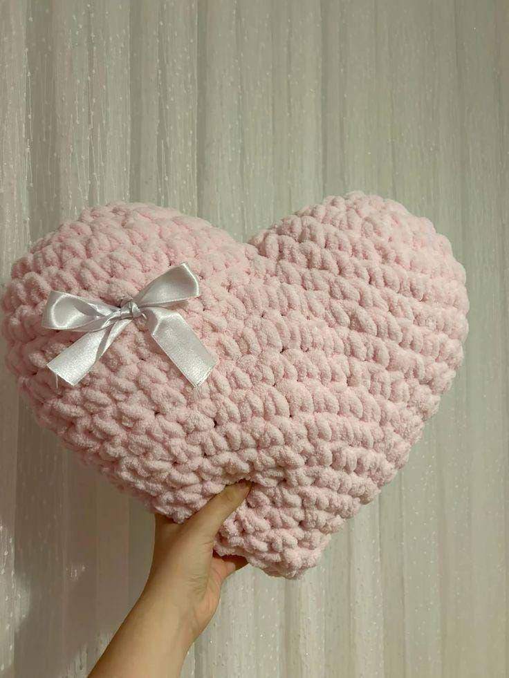 Сердце з пряжі Alize Puffy