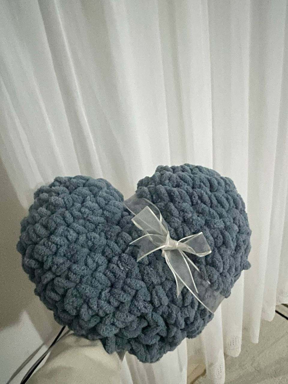 Сердце з пряжі Alize Puffy