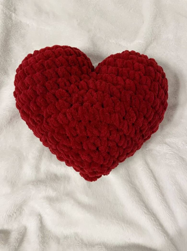 Сердце з пряжі Alize Puffy