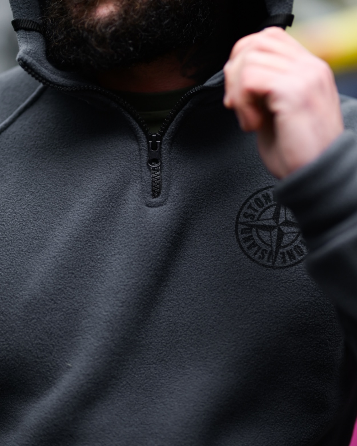 Флісовий костюм Stone Island графіт