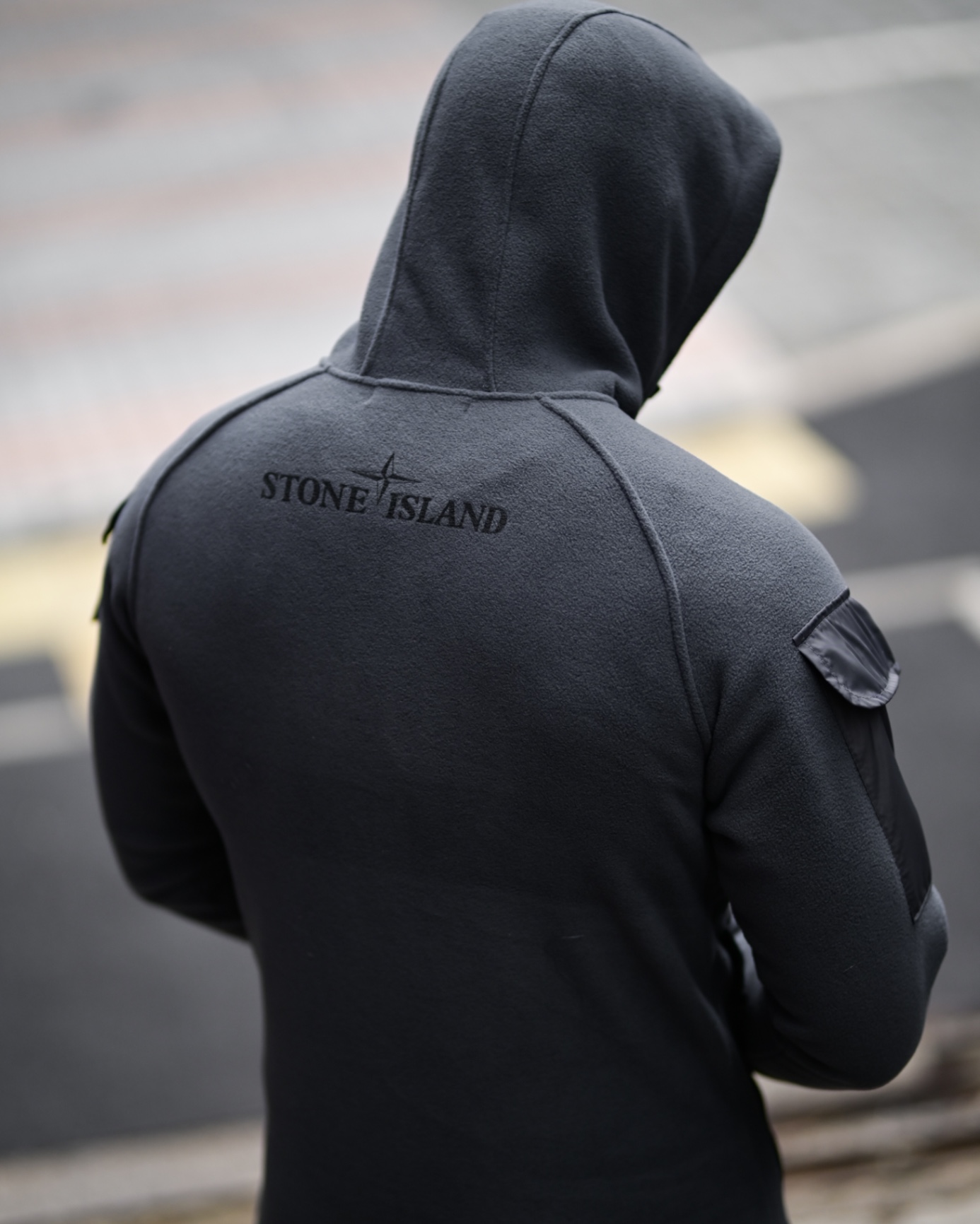 Флісовий костюм Stone Island графіт