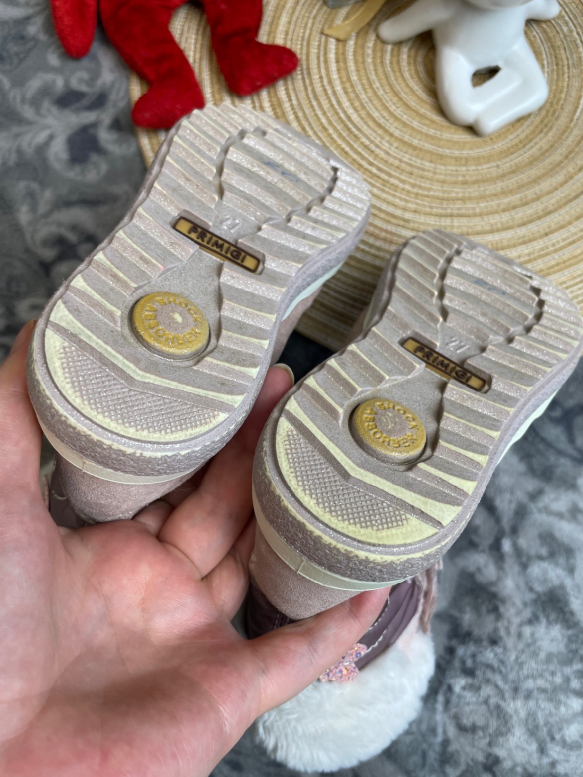 Primigi Gore-Tex снігоходи 27 17 см рожеві замшеві чоботи Італі демі зима