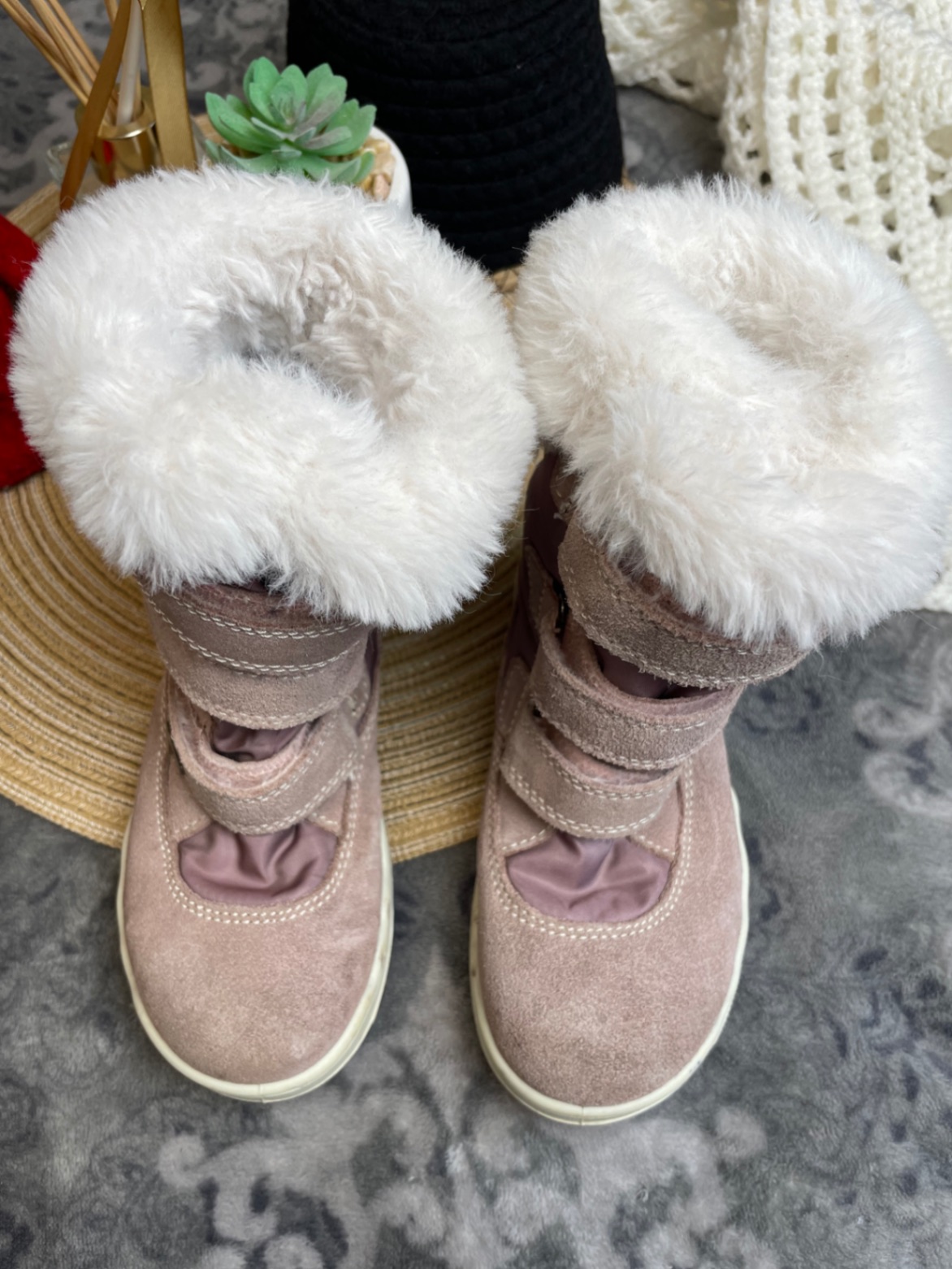 Primigi Gore-Tex снігоходи 27 17 см рожеві замшеві чоботи Італі демі зима