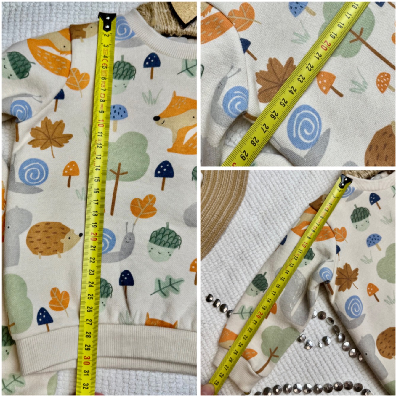 Новий Теплий Костюм Matalan з лисичками 3-6 62-68 утеплений демі