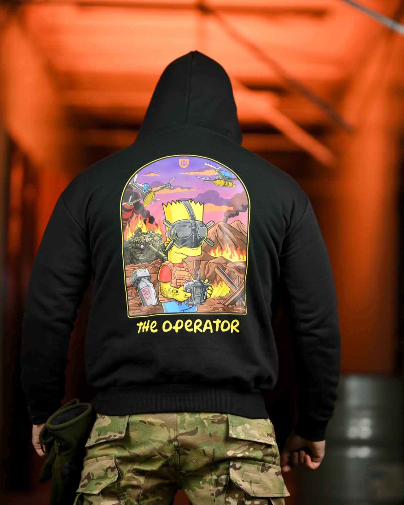 Худі Crop Operator