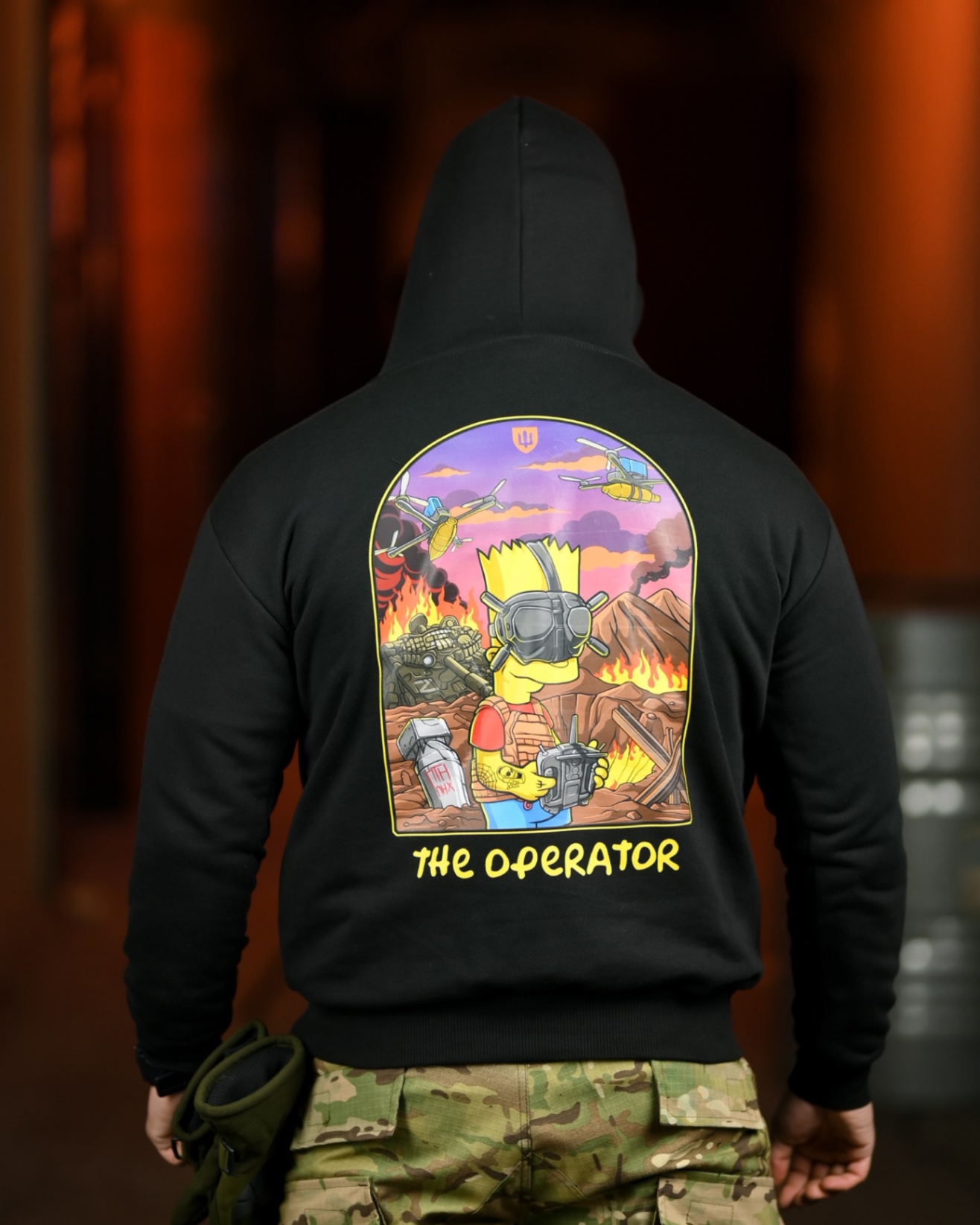 Худі Crop Operator