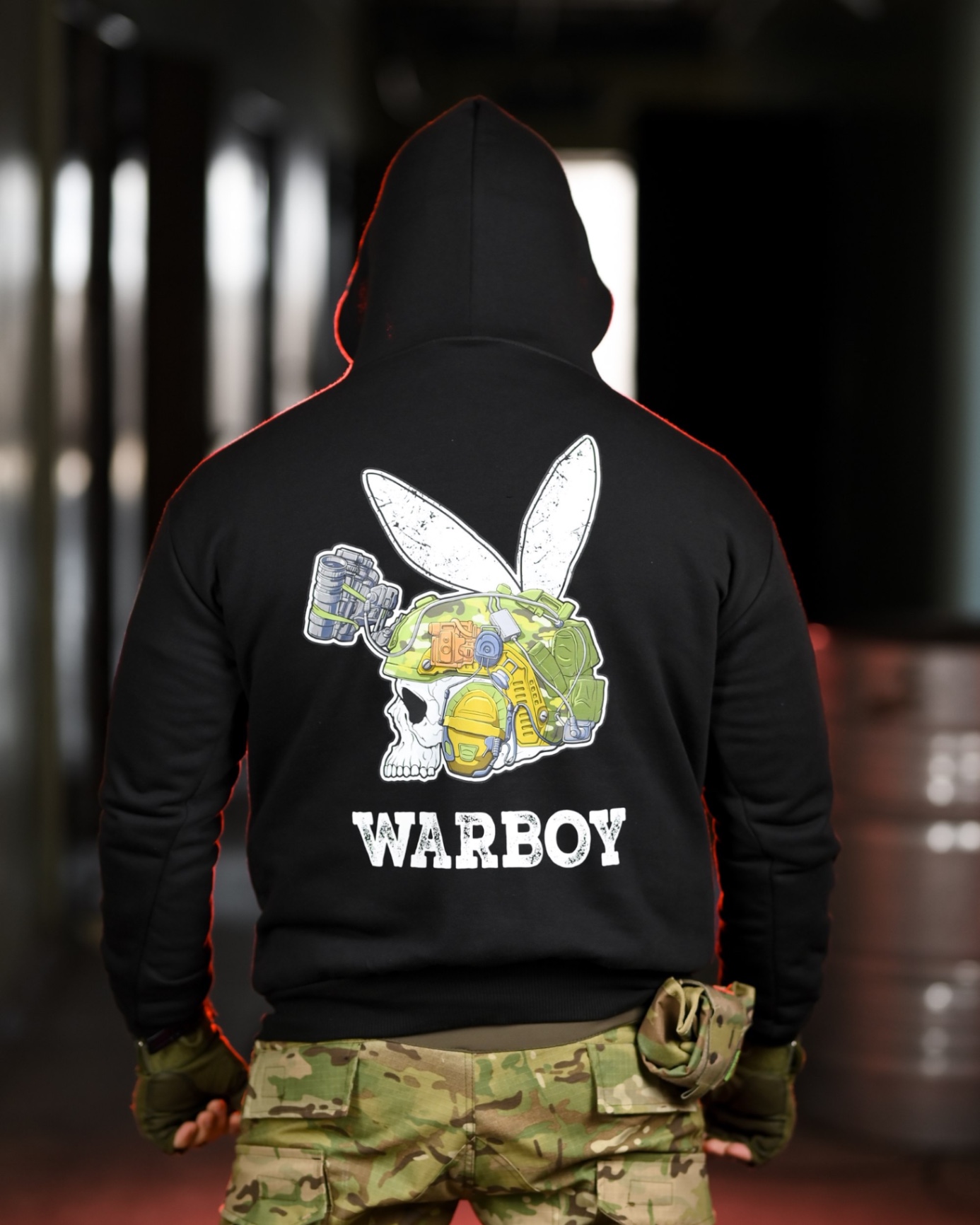 Худі Crop Warboy