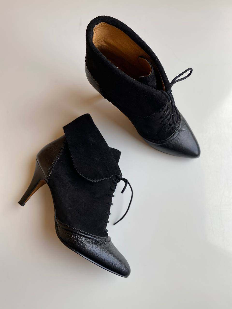 Елегантні ботильйони ZARA на підборах 37 розмір