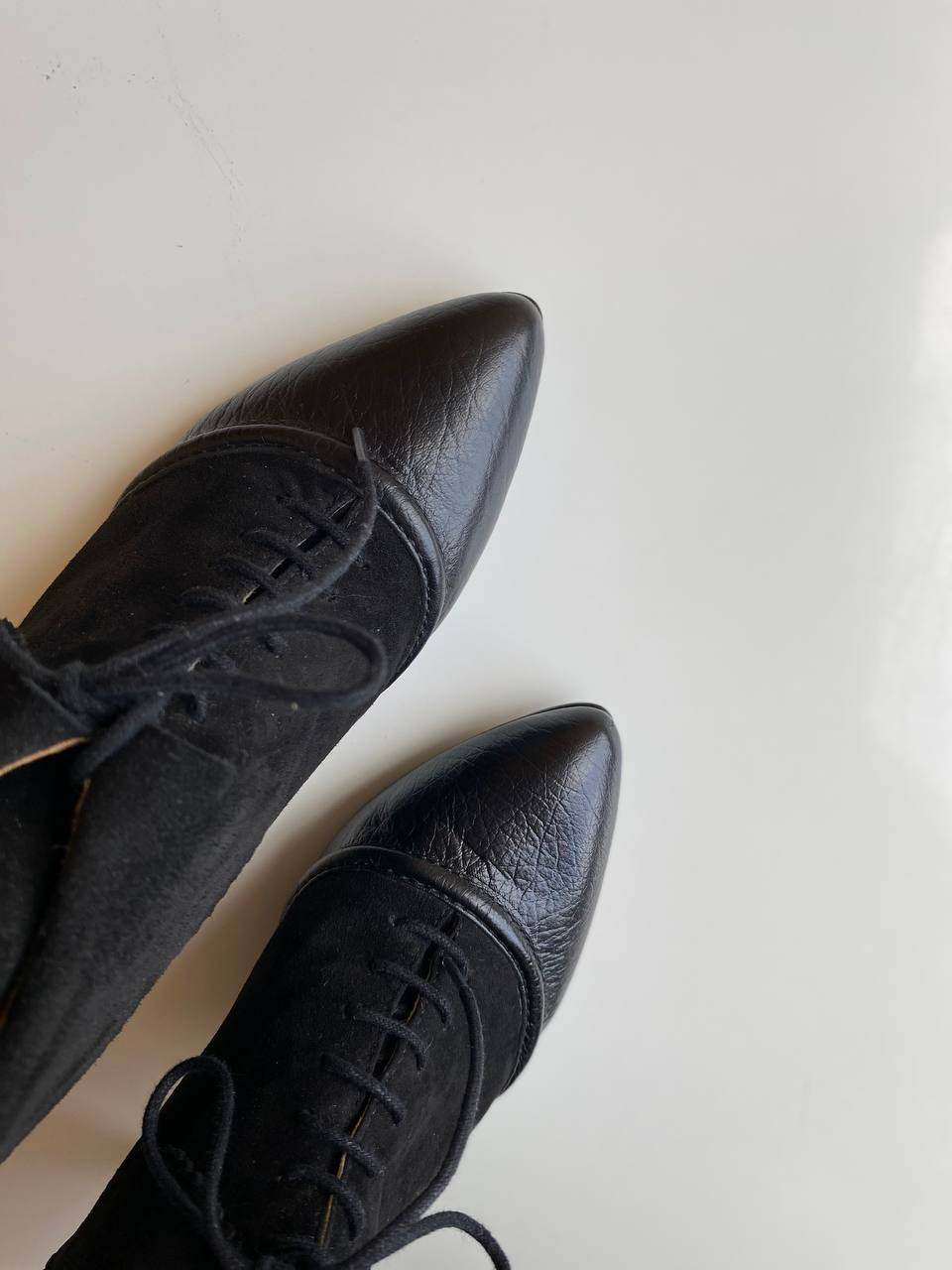 Елегантні ботильйони ZARA на підборах 37 розмір