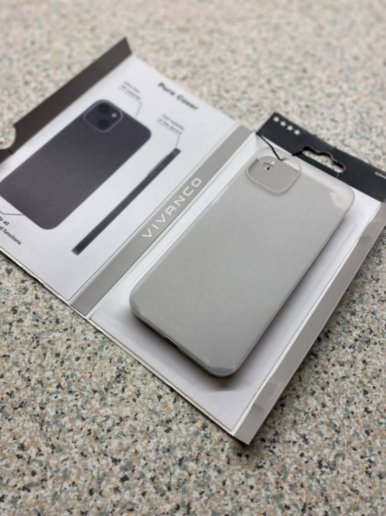 Новий оригінальний чохол Vivanco Pure Cover для iPhone 13