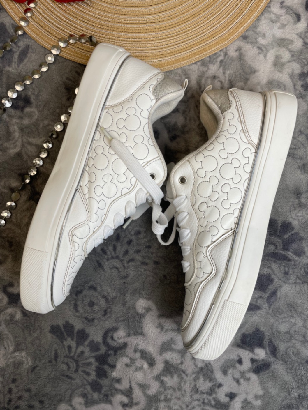 Кросівки Primark x Disney Mickey Mouse білі 38-39 25 см штучна шкіра