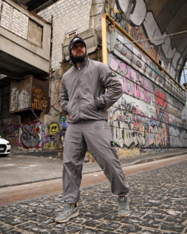 Спортивний костюм Stone Island світло-сірий