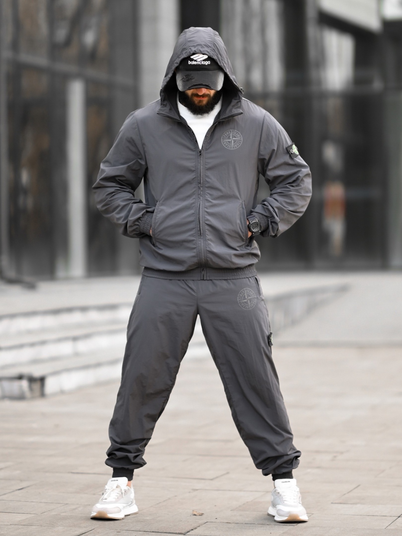 Спортивний костюм Stone Island сірий