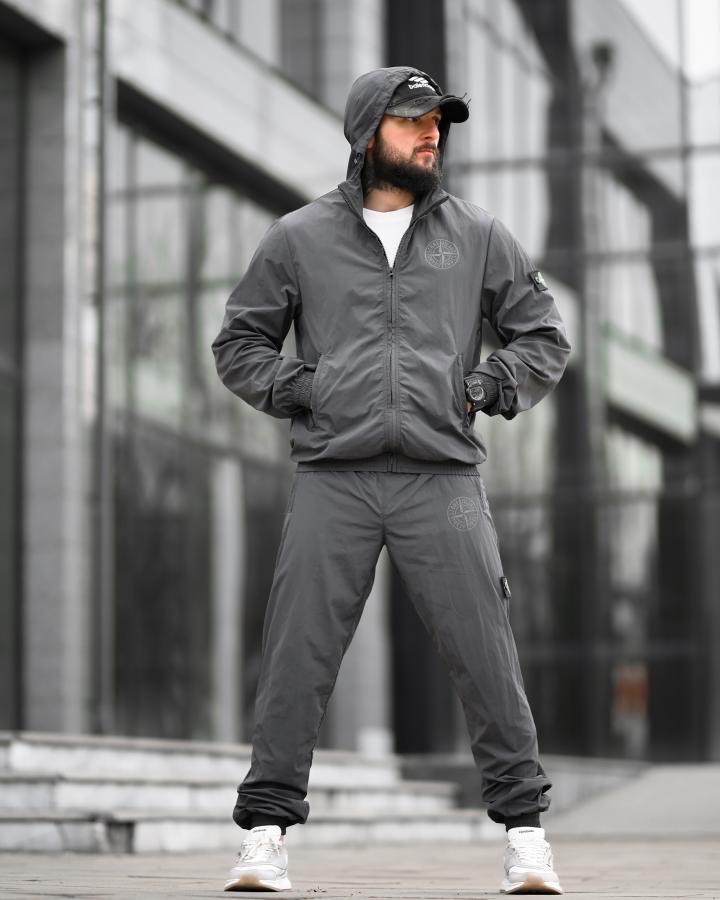 Спортивний костюм Stone Island сірий