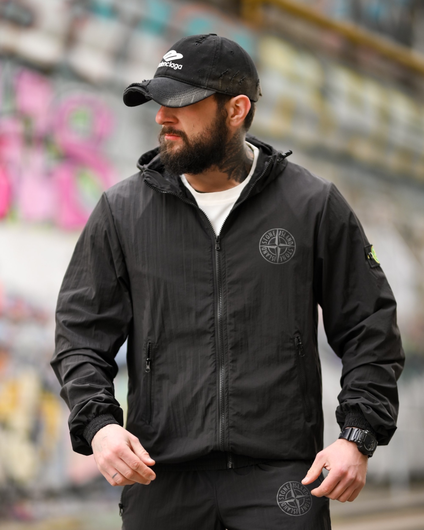 Спортивний костюм Stone Island чорний