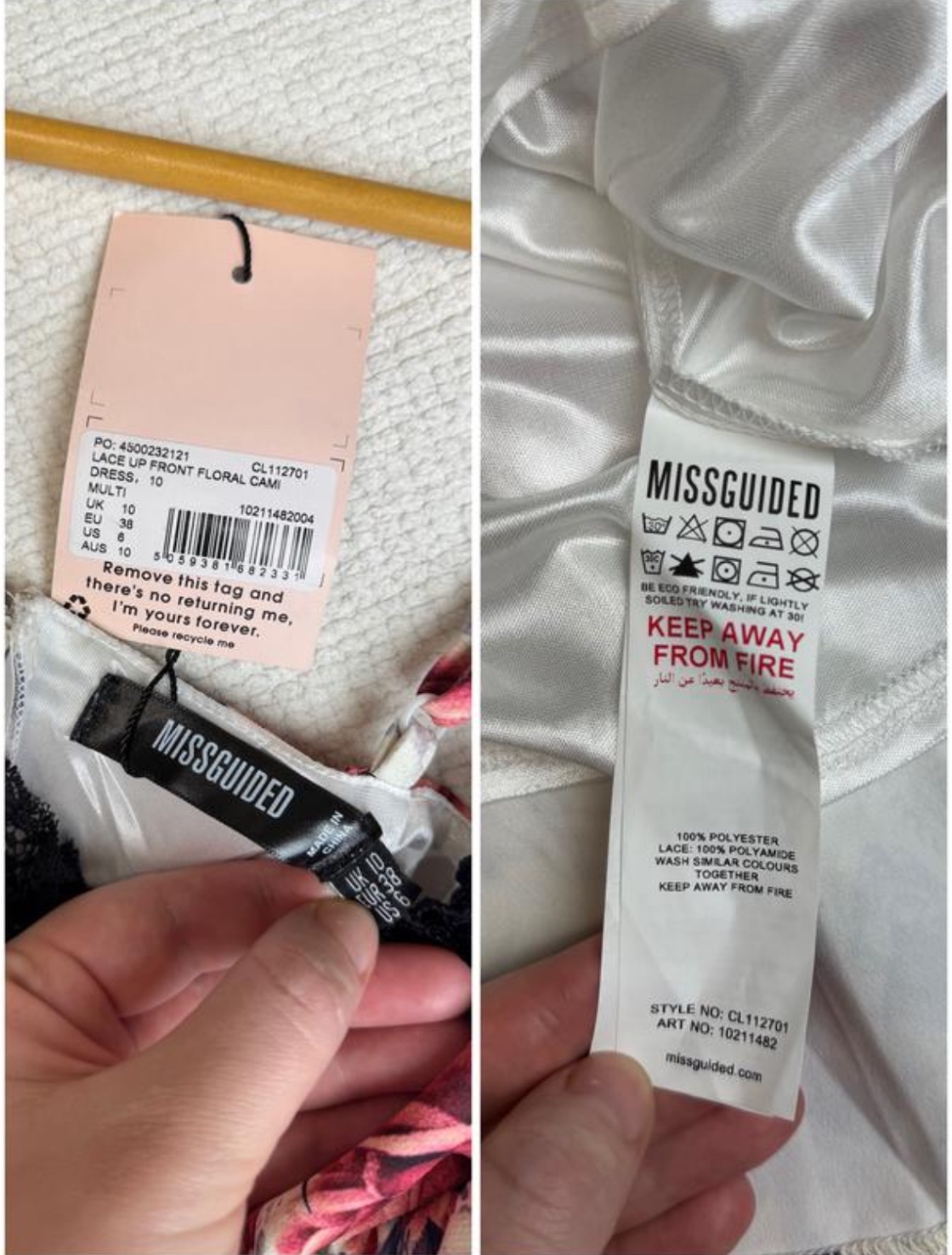 Корсетна мінісукня Missguided M з мереживом в квітковий принт Y2K нова