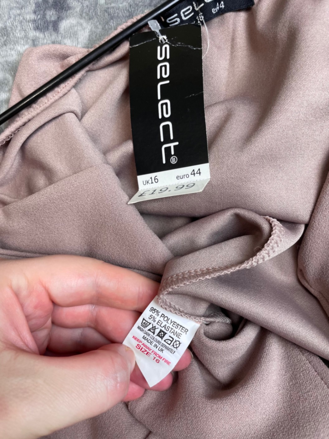 Комбінезон жіночий Select Fashion топ бюстьє палаццо Rose Mink L-Xl