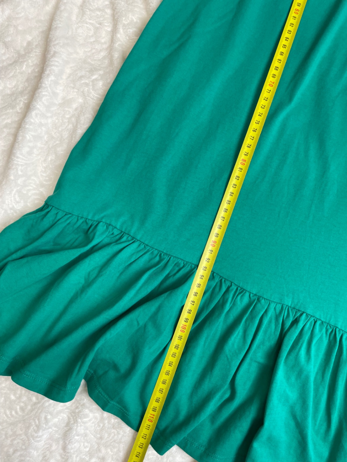 Трикотажна смарагдова сукня майка tu uk 12 m-l eur 40 зелений сарафан бавовна loose fit