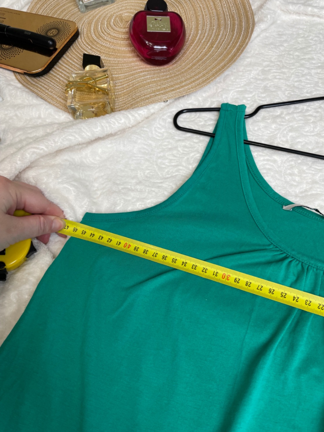 Трикотажн а смарагдова сукня майка tu uk 12 m-l eur 40 зелений сарафан бавовна loose fit