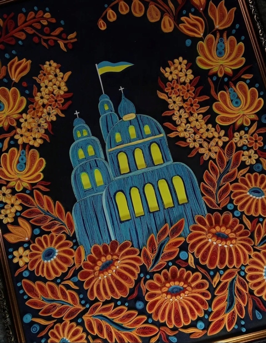 Петриківський розпис з квілінгу